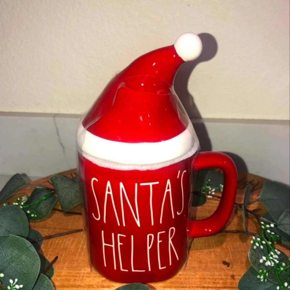 Rae Dunn Santa's Helper Mug